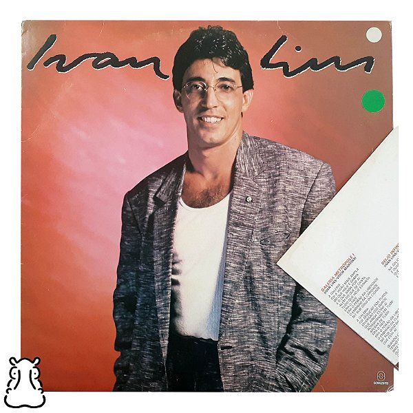 LP Ivan Lins - Galeria Metrópole I - Vinil 1986 Encarte - Hm