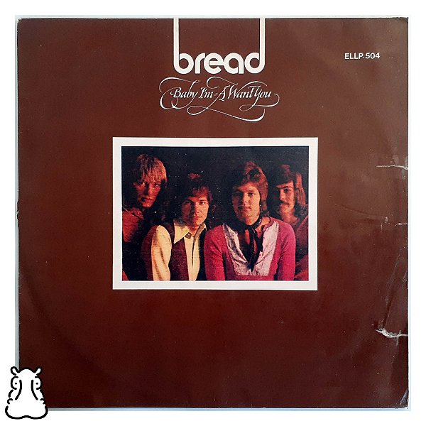 LP Bread - Baby I'm-A Want You - Disco Vinil 1972 Leia - Hm