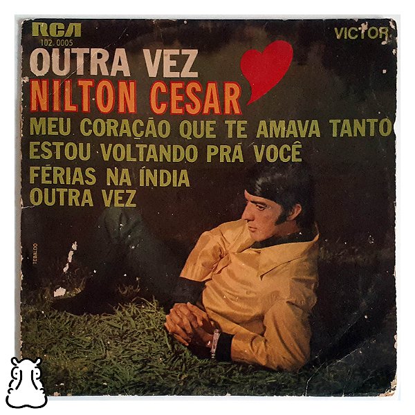 EP Compacto Nilton Cesar - Outra Vez - 1969 Vinil Leia - Hm