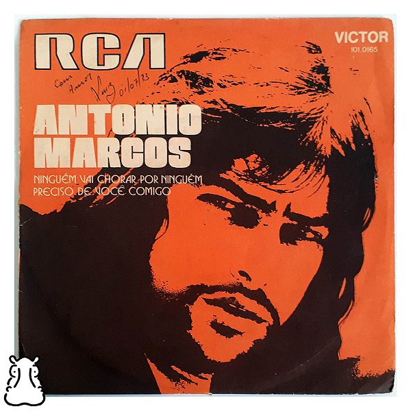 Compacto Antonio Marcos Ninguém Chorar Por Ninguém Vinil- Hm