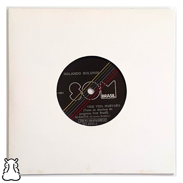 EP Compacto Rolando Boldrin Vide Vida Marvada Vinil 1981- Hm