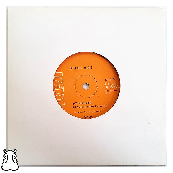 EP Compacto Pholhas - My Mistake - Disco de Vinil 1973 - Hm
