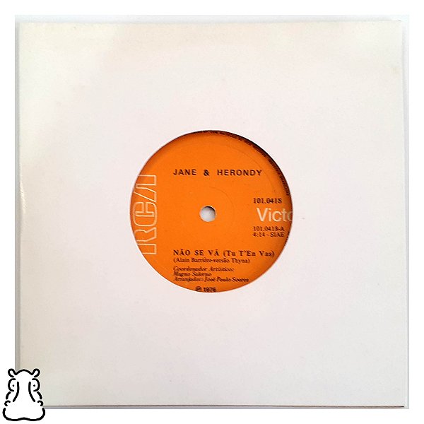 Compacto Jane & Herondy - Não Se Vá - Vinil 1976 Leia - Hm