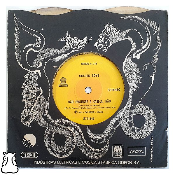 Compacto Golden Boys Não Esquente Cabeça Não Vinil 1975 - Hm