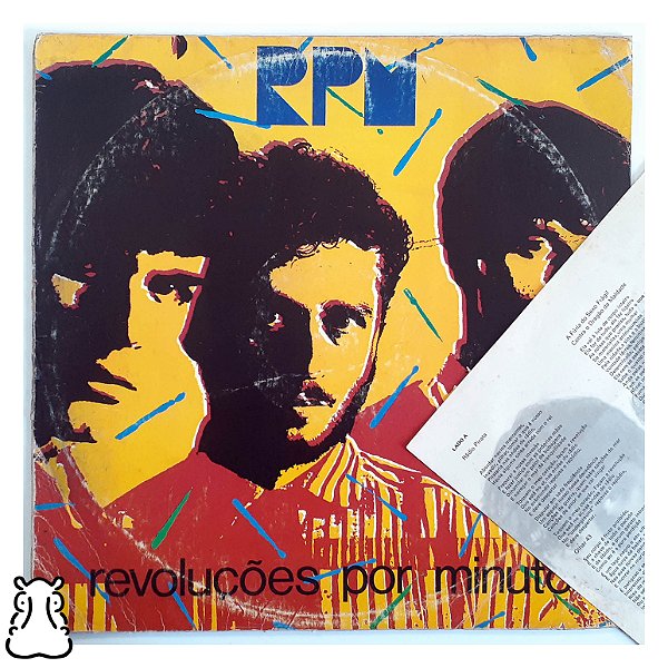 LP RPM - Revoluções por Minuto Vinil 1985 Encarte Leia - Hm