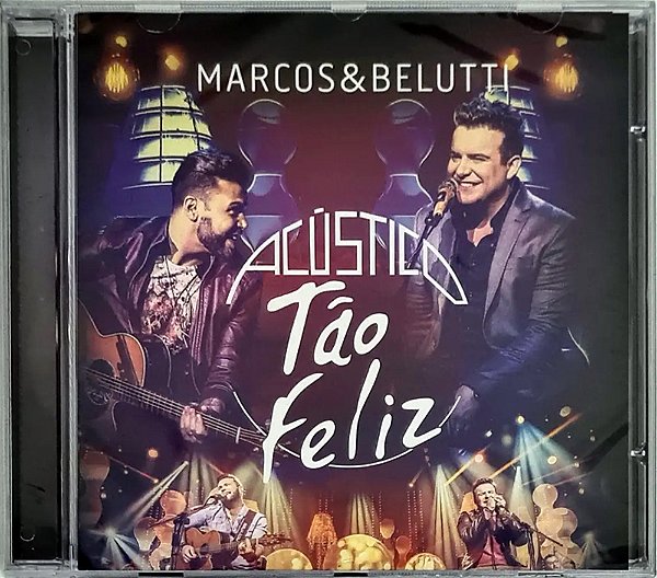 CD Marcos & Belutti - Acústico Tão Feliz - Novo Lacrado - Hm