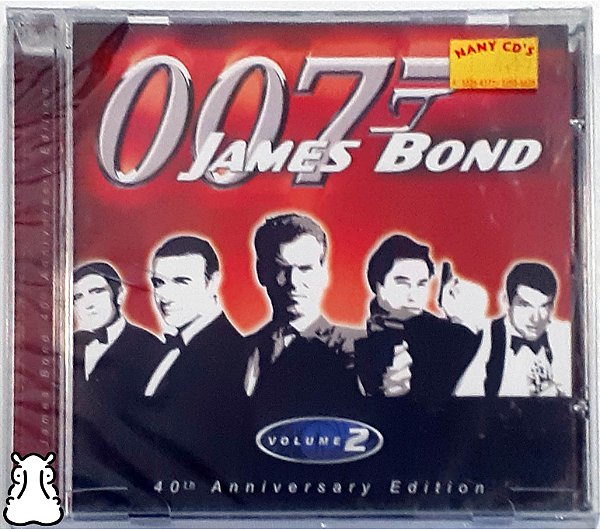 CD Trilha 007 James Bond Vol2 -40th Anniversary Lacrado- Hm