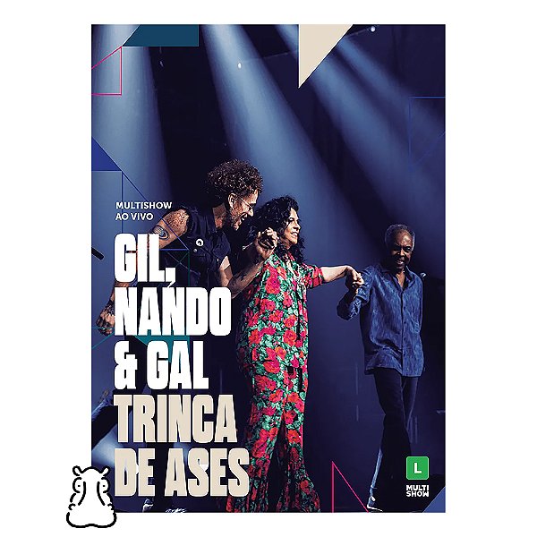 DVD Gil Nando Reis Gal - Trinca De Ases - Novo Lacrado - Hm
