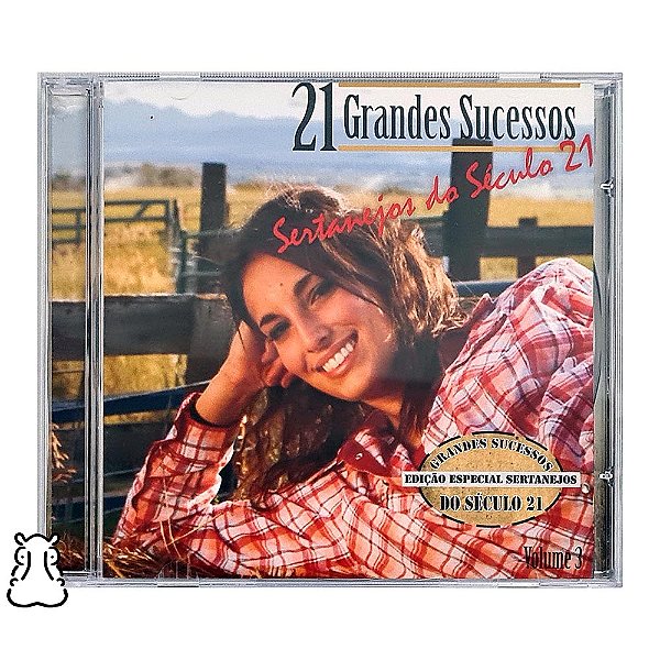 CD 21 Grandes Sucessos Sertanejos do Século 21 - Vol. 3 - Hm