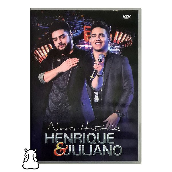 DVD Henrique & Juliano - Novas Histórias - Novo Lacrado - Hm