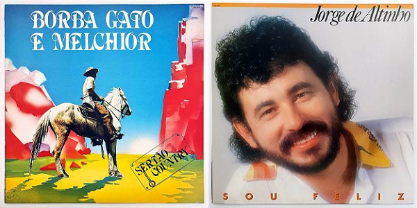 02 LPs Jorge de Altinho - Borba Gato e Melchior - Vinil - Hm