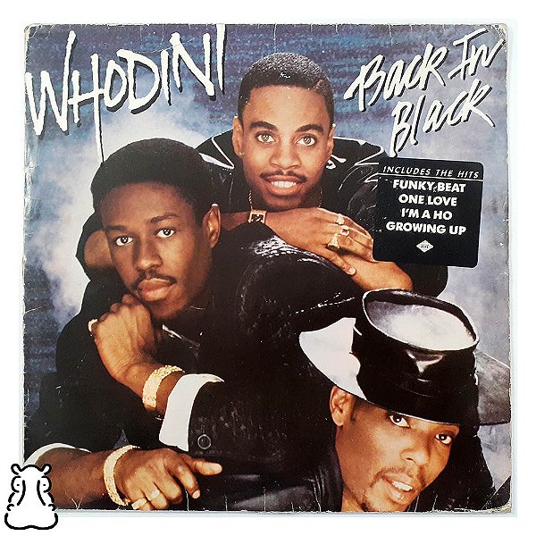 LP Whodini - Back In Black - 1986 Disco de Vinil Leia - Hm