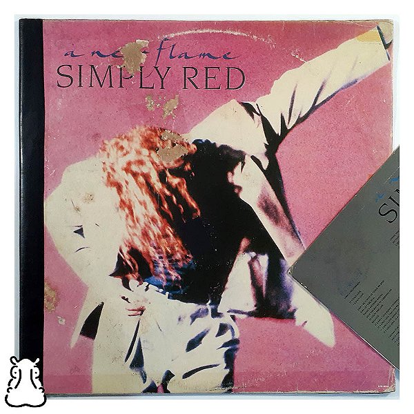 LP Simply Red - A New Flame - Vinil 1989 Encarte Leia - Hm