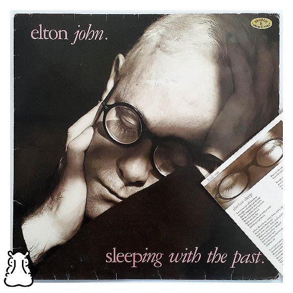 LP Elton John Sleeping With The Past Vinil 1989 Encarte - Hm