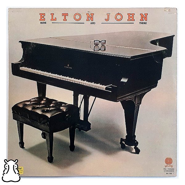 LP Elton John - Here and There - Disco de Vinil 1976 - Hm