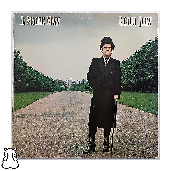LP Elton John - A Single Man - Disco de Vinil 1979 Leia - Hm