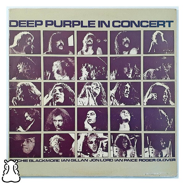 LP Deep Purple - In Concert - Disco de Vinil Duplo 1980 - Hm