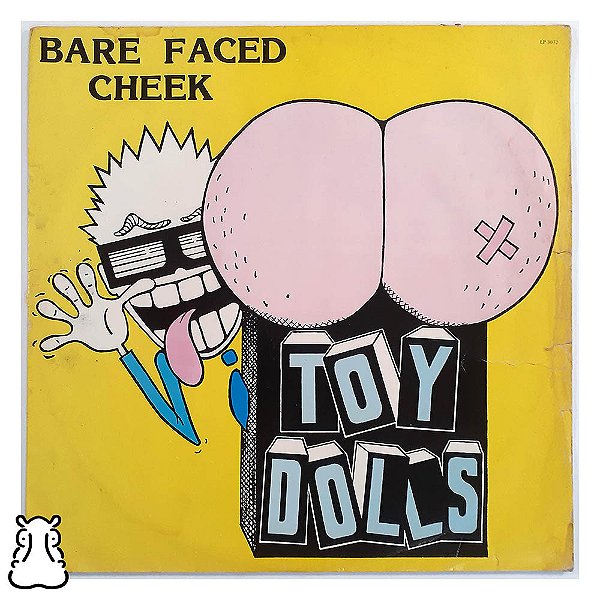 LP Toy Dolls - Bare Faced Cheek - Disco de Vinil 1987 - Hm