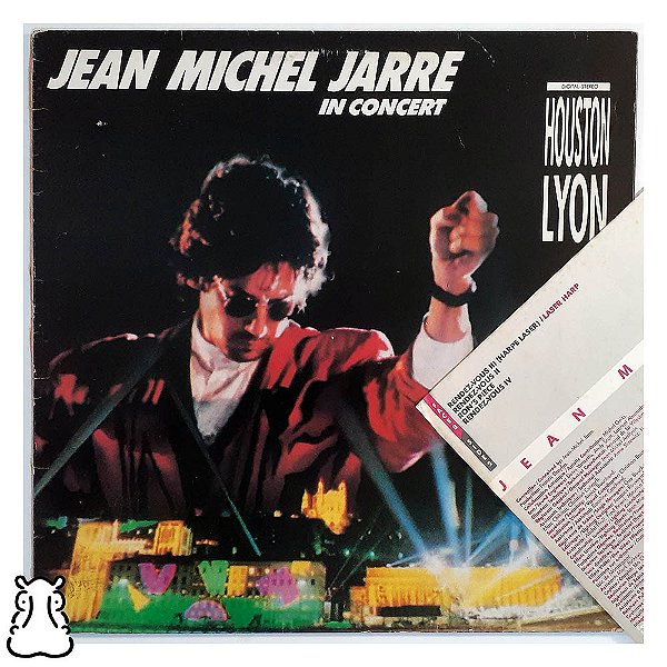 LP Jean Michel Jarre - In Concert - 1987 Vinil Encarte - Hm