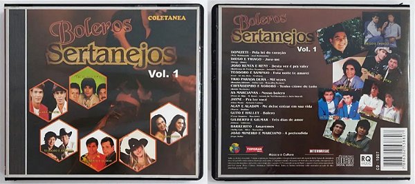 4 CDs Sertanejo - O Fino Do Sertanejo Vol. 2, 3 e 4 - Hm