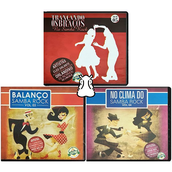 3 CDs Samba Rock - Trançando Os Braços No Clima Balanço - Hm