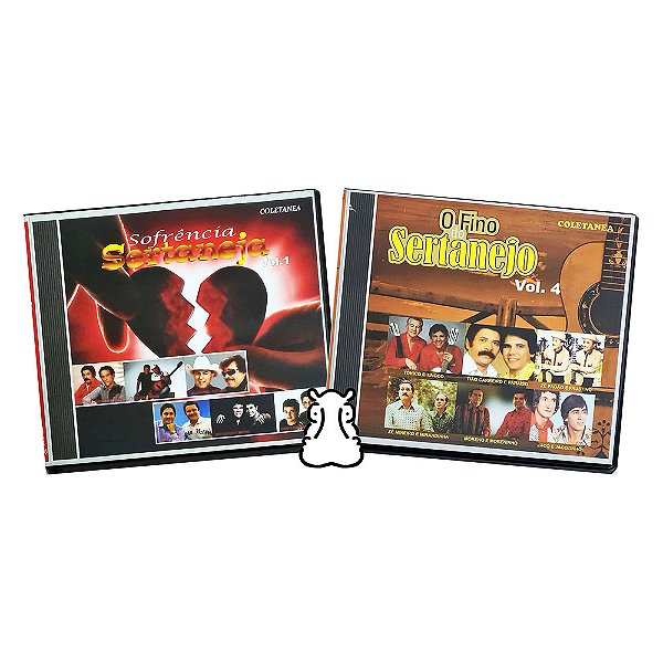 2 Cds Sofrência Sertaneja - Fino do Sertanejo Coletânea - Hm