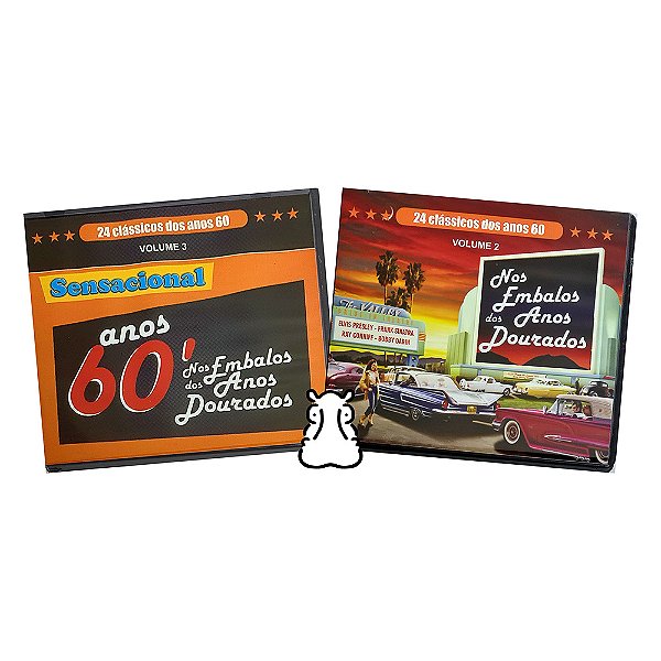 2 CDs Nos Embalos dos Anos Dourados Anos 60 Coletâneas - Hm