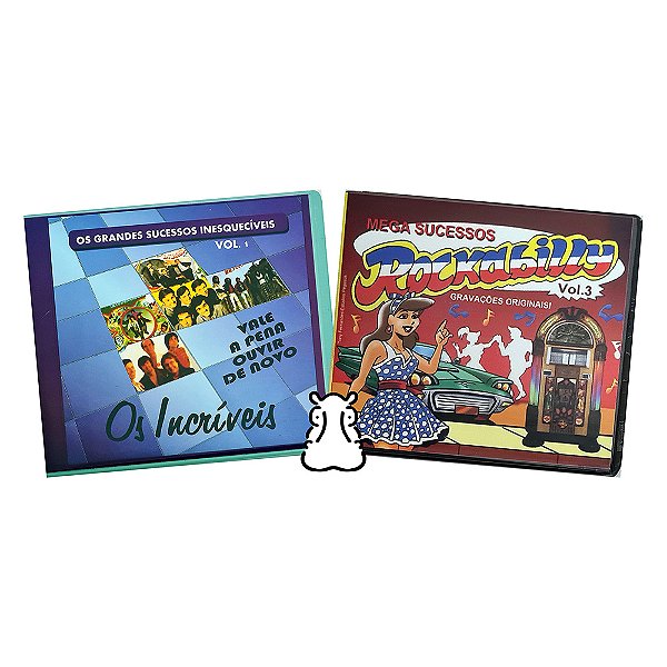 2 CDs Os Incríveis - Mega Sucessos Rockabilly - Hm