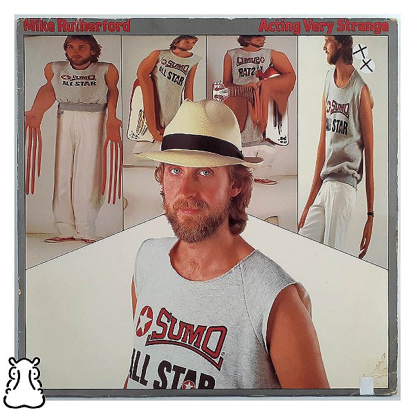 LP Mike Rutherford Acting Strange Vinil Importado Encarte Hm
