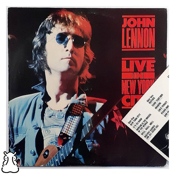 LP John Lennon Live in New York City Vinil 1985 Encarte - Hm