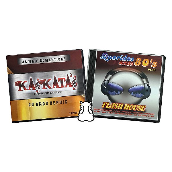 2 CDs Kaskatas - Queridos Anos 80 Flash House Coletânea - Hm