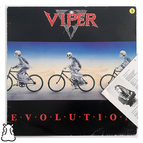 LP Viper - Evolution - Disco de Vinil 1992 Encarte Leia - Hm