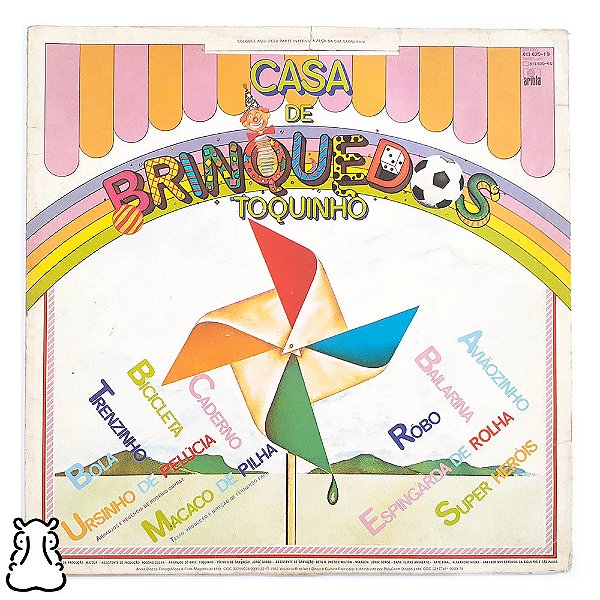 LP Toquinho - Casa de Brinquedos - Disco de Vinil 1983 - Hm
