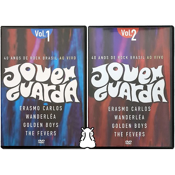 2 DVDs Jovem Guarda - 40 Anos de Rock Brasil Ao Vivo - Hm