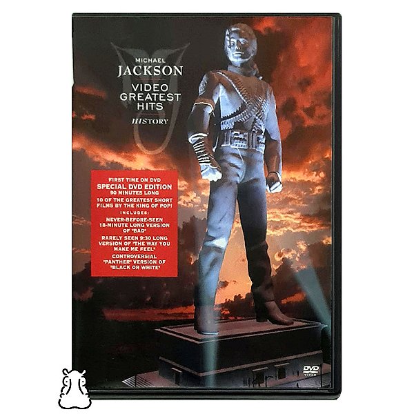 DVD Michael Jackson - Video Greatest Hits - HIStory - Hm