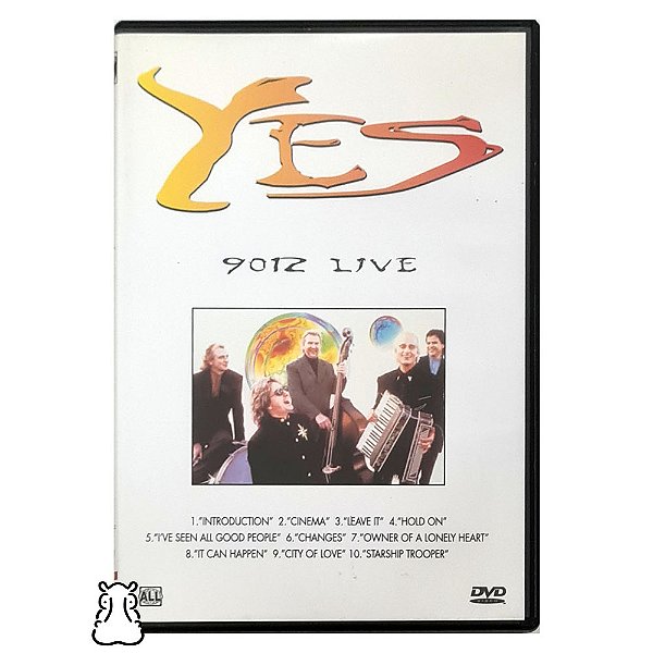 DVD Yes - 9012 Live - 1985 - Hm