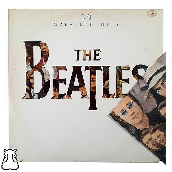 LP Beatles - 20 Greatest Hits Disco Vinil 1982 Encarte - Hm