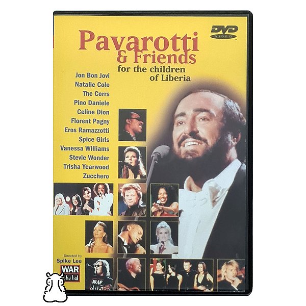 DVD Pavarotti - For The Children of Liberia - Importado - Hm