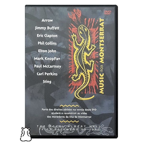 DVD Vários Music For Montserrat - Eric Clapton - Sting - Hm