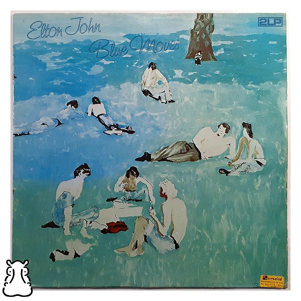 LP Elton John - Blue Moves - Disco de Vinil Duplo 1976 - Hm