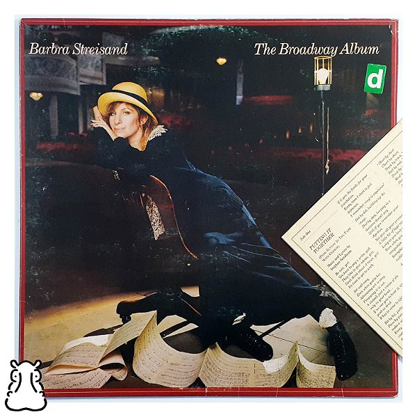 LP Barbra Streisand Broadway Album Vinil 1985 Encarte - Hm