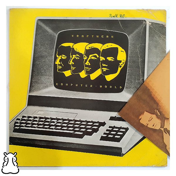 LP Kraftwerk - Computer World Disco Vinil 1981 Encarte - Hm