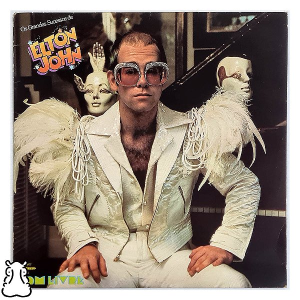 LP Os Grandes Sucessos de Elton John - Vinil 1977 - Hm