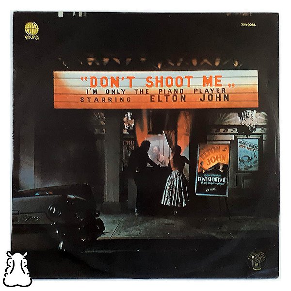 LP Elton John - Don't Shoot Me - Disco de Vinil 1973 - Hm