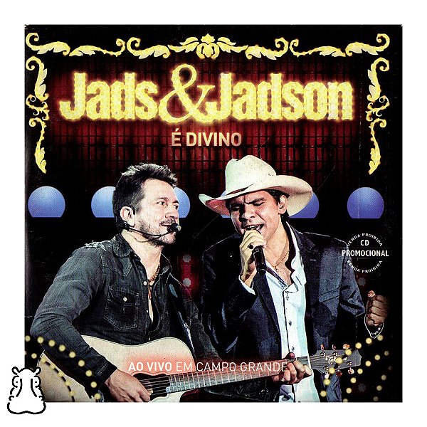 CD Jads & Jadson - É Divino - CD Promocional - Hm
