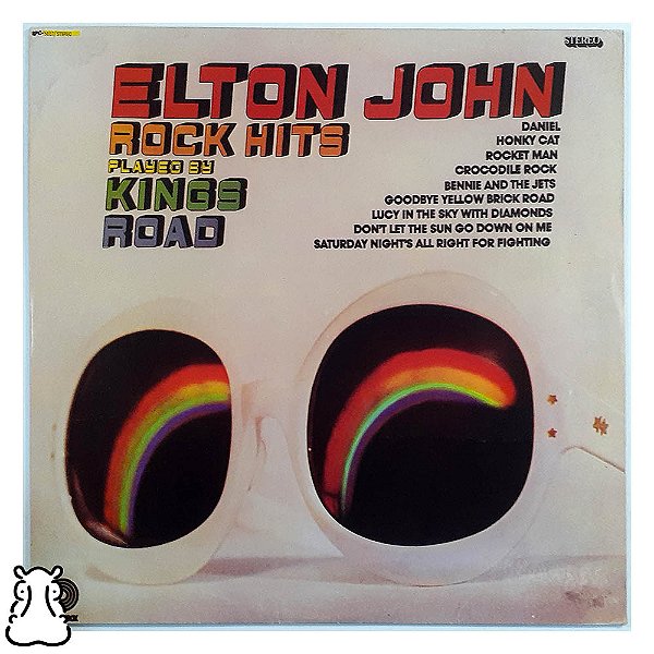 LP Elton John - Kings Road - Rock Hits Vinil 1975 Leia - Hm
