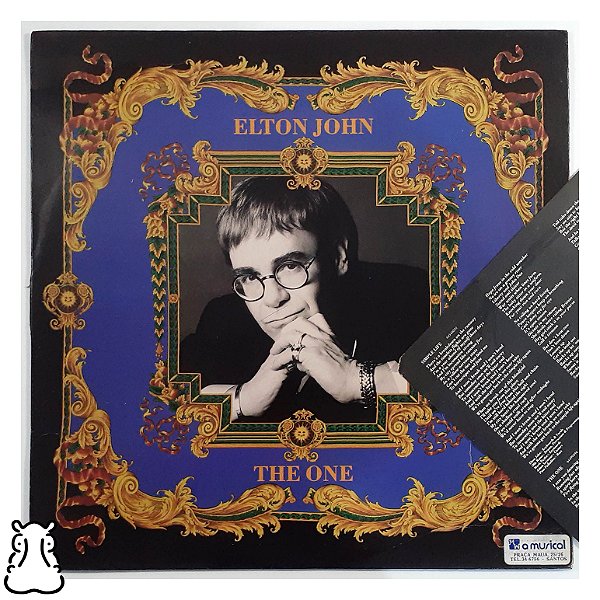 LP Elton John - The One - Disco de Vinil 1992 Encarte - Hm