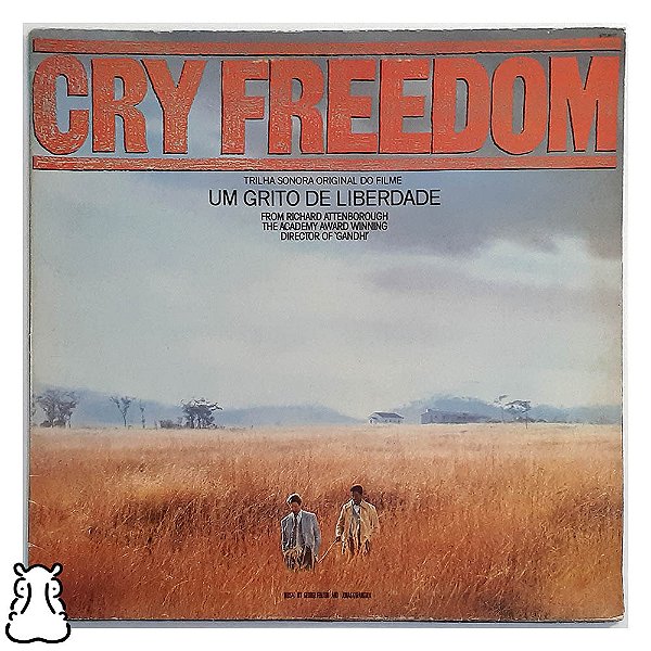 LP Filme Cry Freedom Grito de Liberdade Vinil Encarte - Hm