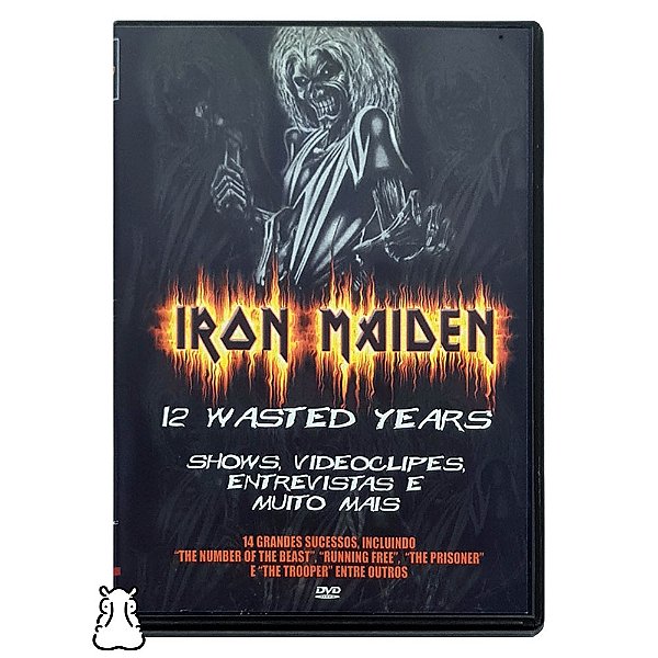 DVD Iron Maiden - 12 Wasted Years - 2002 - Hm
