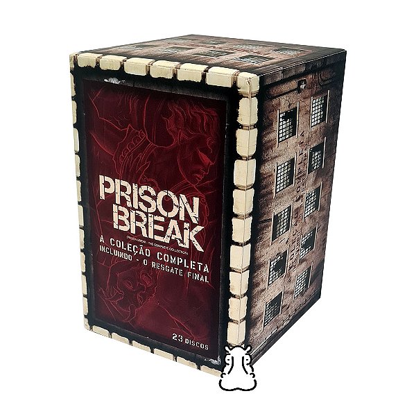Box DVD - Série Prison Break - Coleção Completa 23 DVDs - Hm